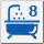 8 Badezimmer